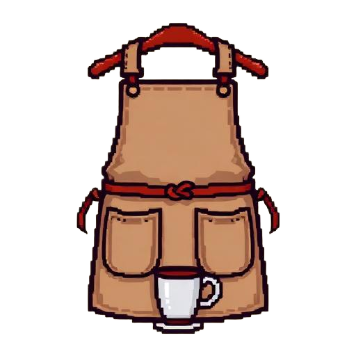 Behind the Bar — A Barista's Code — pixel art icon