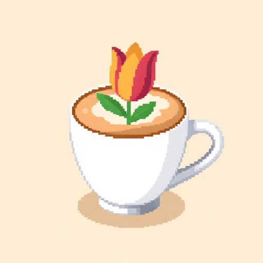 Milk-Based Drinks — pixel art icon