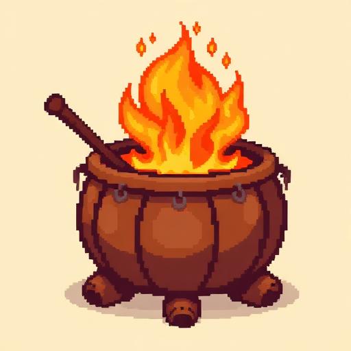 Roast Intensity — pixel art icon